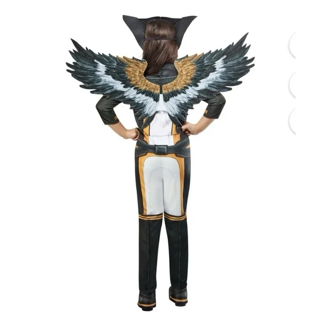Hawkgirl DC Comics Complete Costume Girls Size M 7-8 Superman Halloween NEW